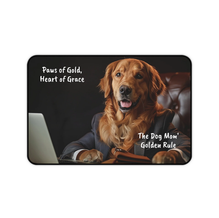 Golden Retriever: Sassy and Sweet Desk Mat