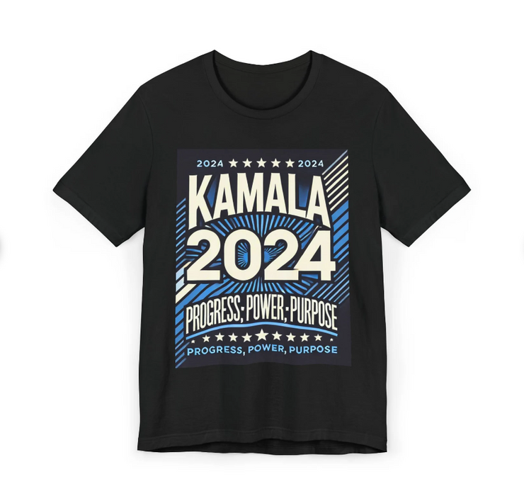 Kamala 2024: Progress, Power, Purpose Graphic Tee