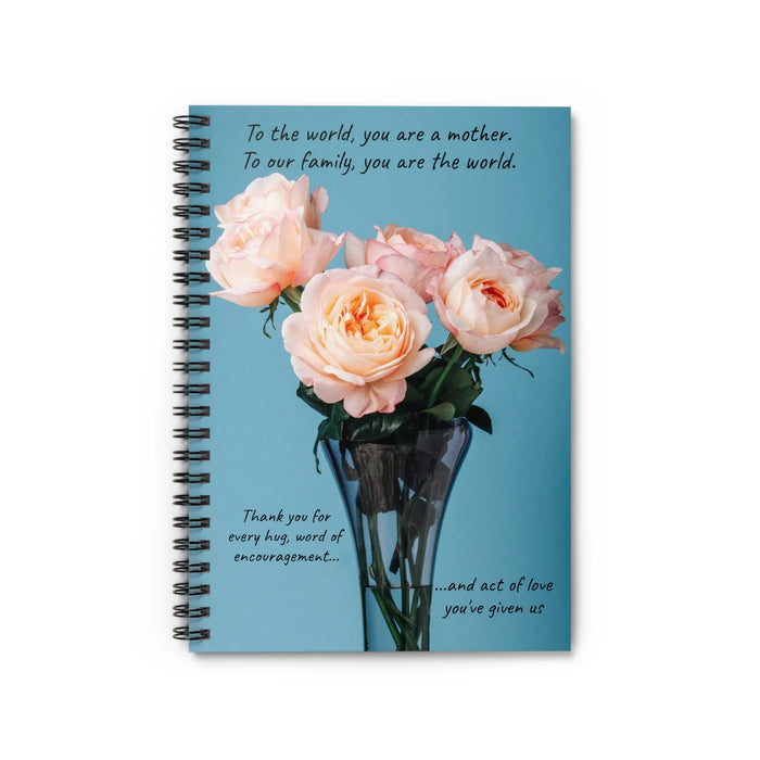 Maternal Grace Notebook: Notes of Love and Strength Spiral Notebook - Ruled Line