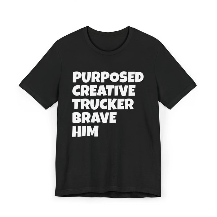 Trucker-Dad Tee-Unisex Jersey T-Shirt