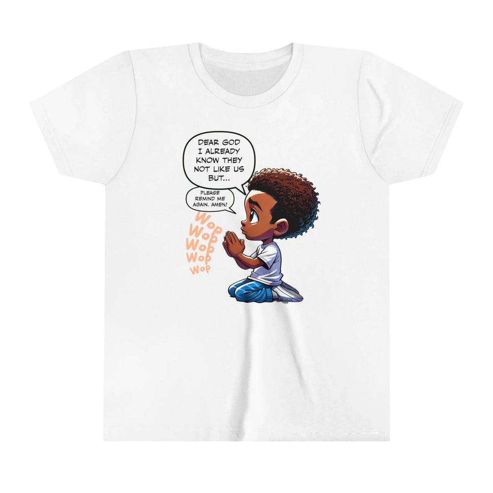 They Not Like Us" Custom Youth Short-Sleeve Tee (For Boys)